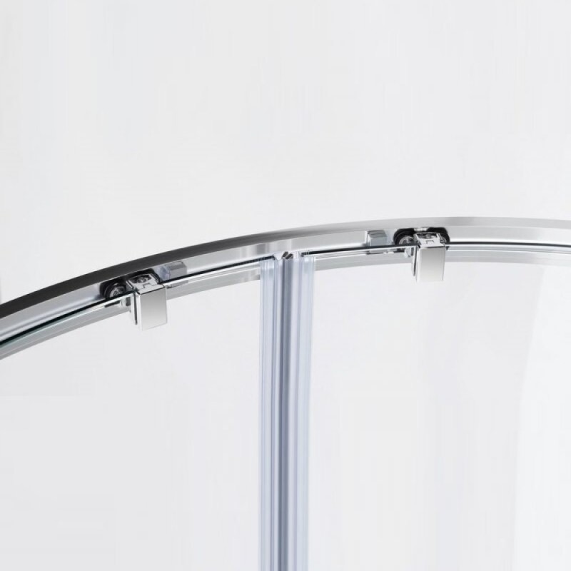 Душевой уголок Cezares MOLVENO-RH-2-100/80-C-Cr-IV, 100 х 80 см, стекло прозрачное, профиль хром