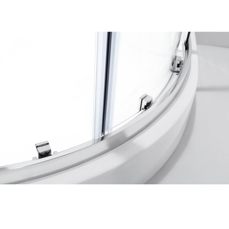 Душевой уголок Cezares MOLVENO-RH-2-100/80-C-Cr-IV, 100 х 80 см, стекло прозрачное, профиль хром