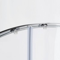 Душевой уголок Cezares MOLVENO-RH-2-110/90-C-Cr-IV, 110 х 90 см, стекло прозрачное, профиль хром
