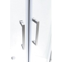 Душевой уголок Cezares MOLVENO-RH-2-110/90-C-Cr-IV, 110 х 90 см, стекло прозрачное, профиль хром