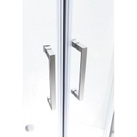 Душевой уголок Cezares MOLVENO-RH-2-120/100-C-Cr-IV, 120 x 100 см, стекло прозрачное антикальций, профиль хром