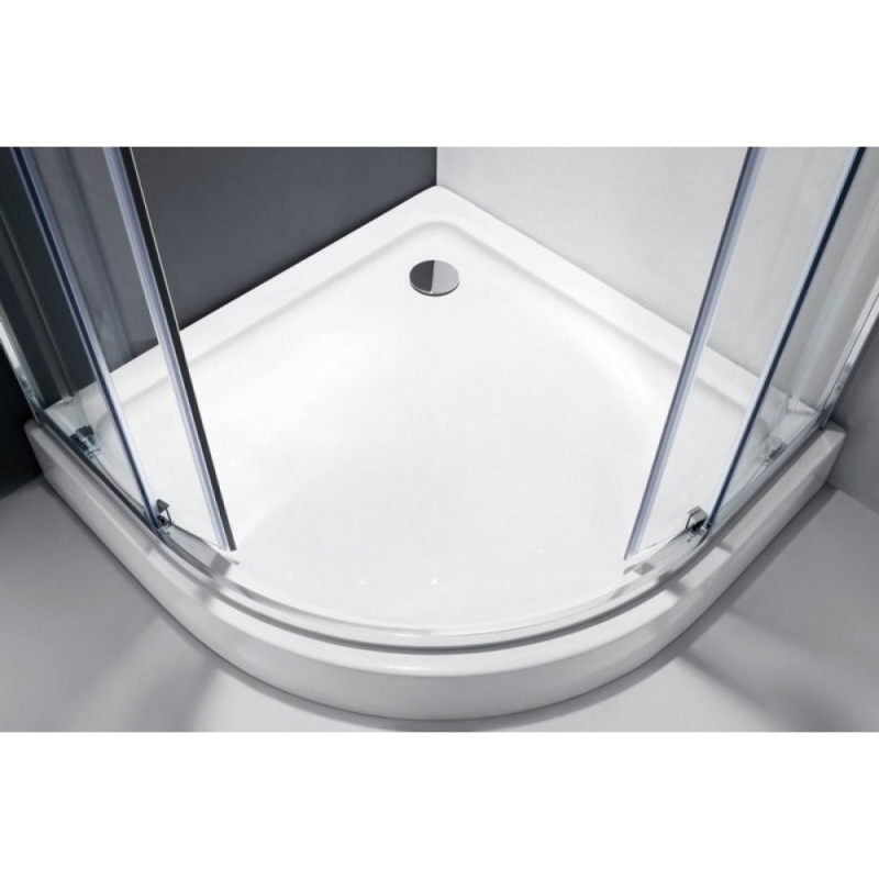 Душевой уголок Cezares MOLVENO-RH-2-120/100-C-Cr-IV, 120 x 100 см, стекло прозрачное антикальций, профиль хром