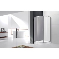 Душевой уголок Cezares MOLVENO-RH-2-120/90-C/P-Cr-IV, 120 х 90 см, стекло прозрачное антикальций/рифленое, профиль хром