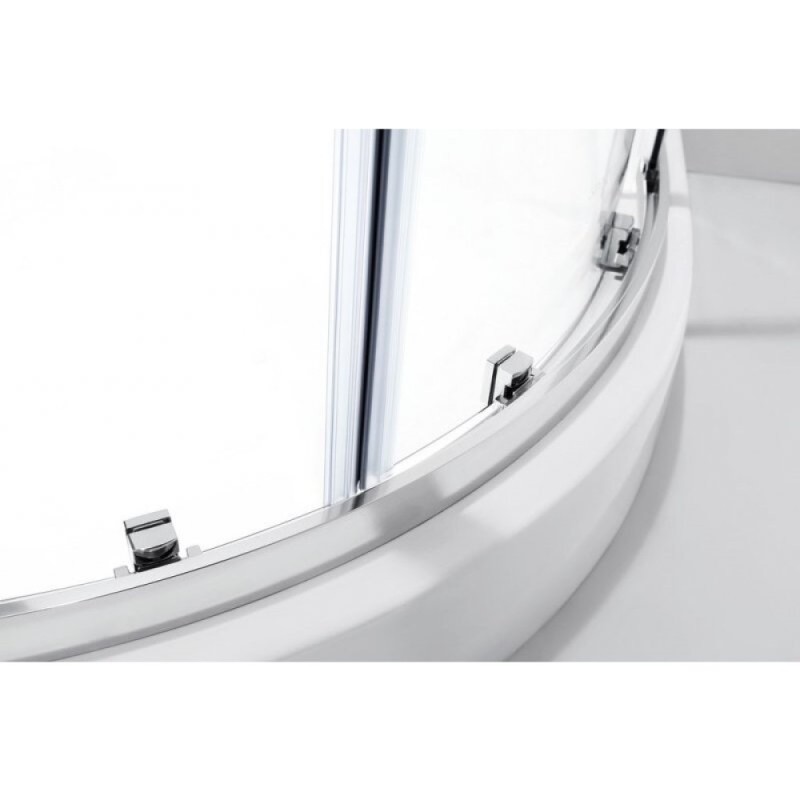 Душевой уголок Cezares MOLVENO-RH-2-130/100-P-Cr, 130 x 100 см, стекло текстурное, профиль хром