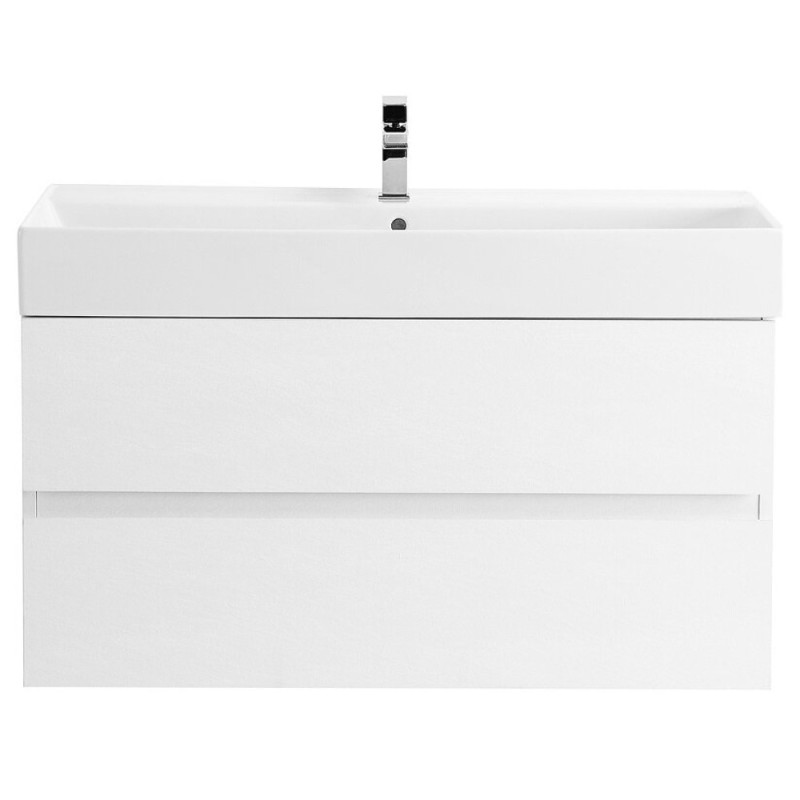 Тумба под раковину Cezares Molveno 46-100-2C-SO-BG, 100 см, подвесная, bianco ghiaccio
