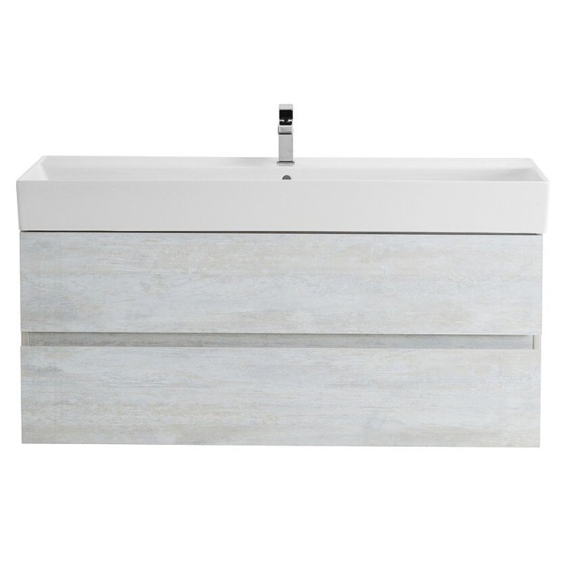 Тумба под раковину Cezares Molveno 46-120-2C-SO-LB, 120 см, подвесная, legno bianco