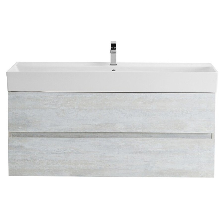 Тумба под раковину Cezares Molveno 46-120-2C-SO-LB, 120 см, подвесная, legno bianco