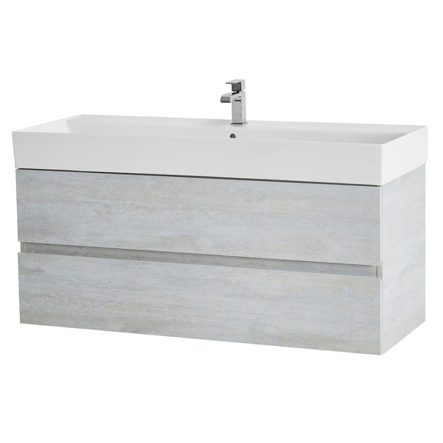 Тумба под раковину Cezares Molveno 46-120-2C-SO-LB, 120 см, подвесная, legno bianco
