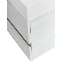 Тумба под раковину Cezares Molveno 46-120-2C-SO-LB, 120 см, подвесная, legno bianco