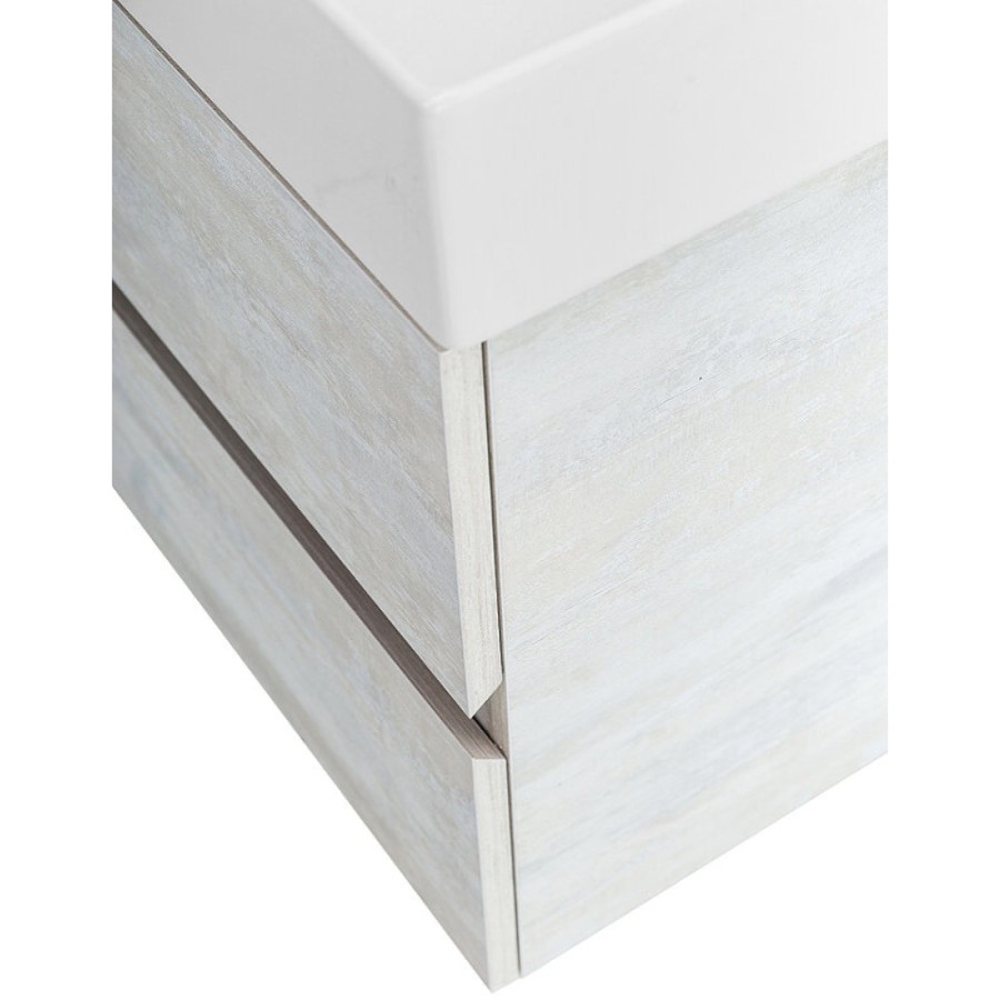 Тумба под раковину Cezares Molveno 46-120-2C-SO-LB, 120 см, подвесная, legno bianco