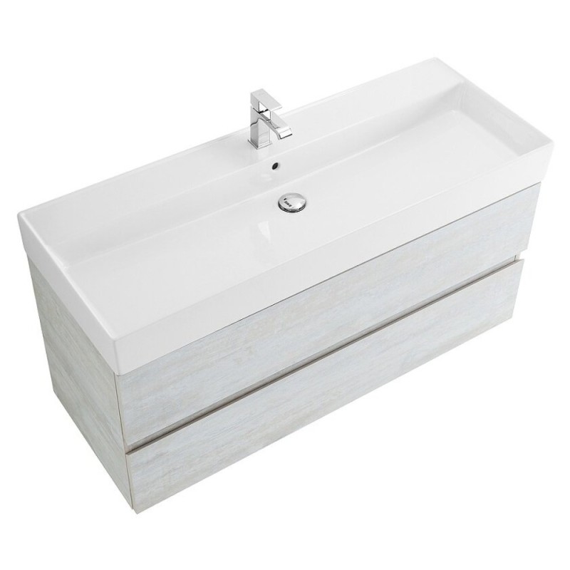 Тумба под раковину Cezares Molveno 46-120-2C-SO-LB, 120 см, подвесная, legno bianco