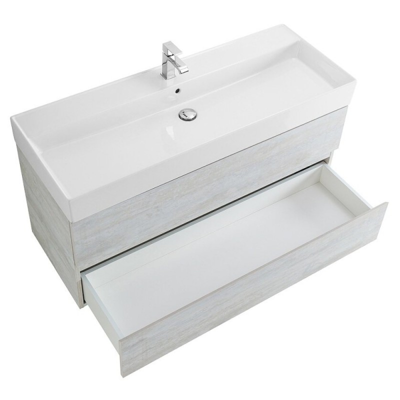 Тумба под раковину Cezares Molveno 46-120-2C-SO-LB, 120 см, подвесная, legno bianco