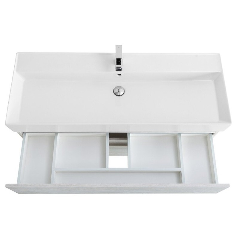 Тумба под раковину Cezares Molveno 46-120-2C-SO-LB, 120 см, подвесная, legno bianco