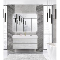 Тумба под раковину Cezares Molveno 46-120-2C-SO-LG, 120 см, подвесная, legno grigio