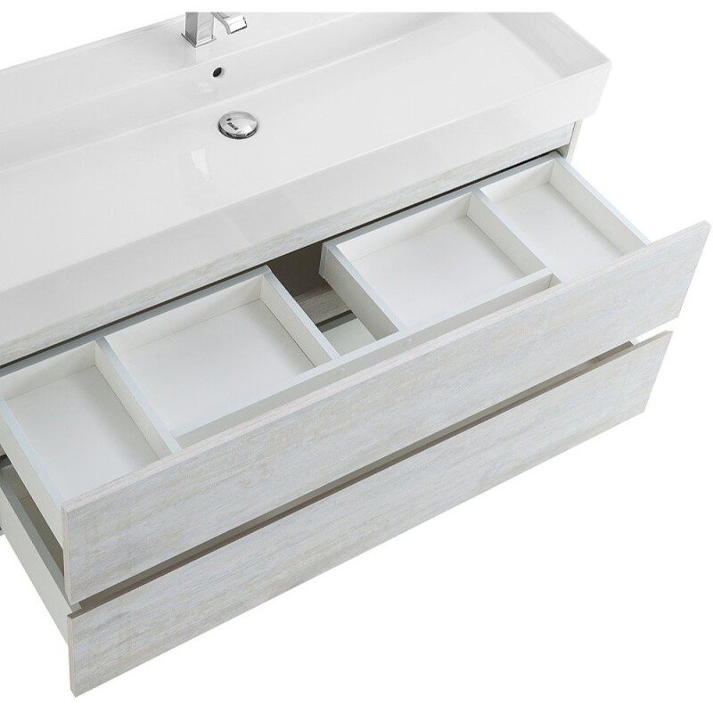 Тумба под раковину Cezares Molveno 46-120-2C-SO-LG, 120 см, подвесная, legno grigio