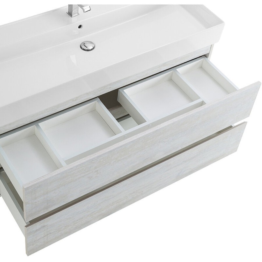 Тумба под раковину Cezares Molveno 46-120-2C-SO-LG, 120 см, подвесная, legno grigio