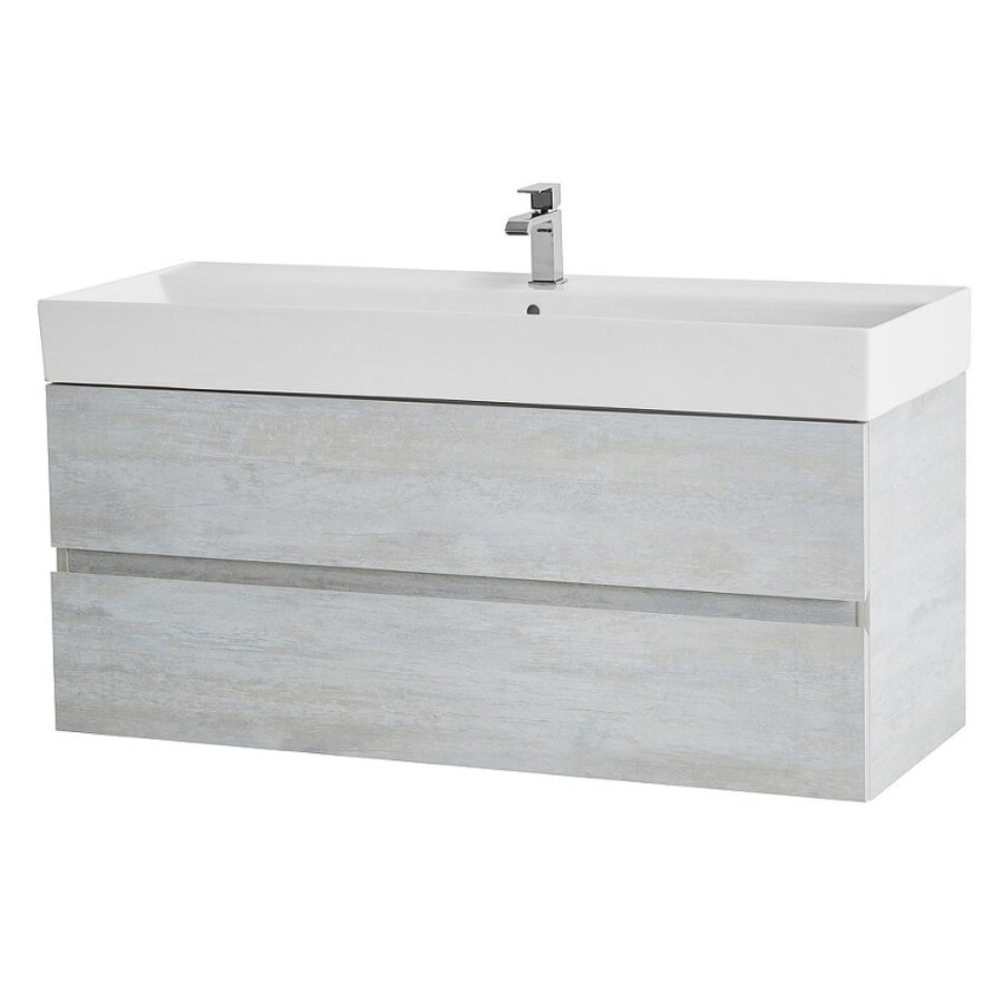 Тумба под раковину Cezares Molveno 46-120-2C-SO-LG, 120 см, подвесная, legno grigio