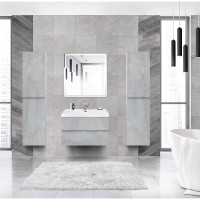 Тумба под раковину Cezares Molveno 46-80-2C-SO-BET, 80 см, подвесная, beton