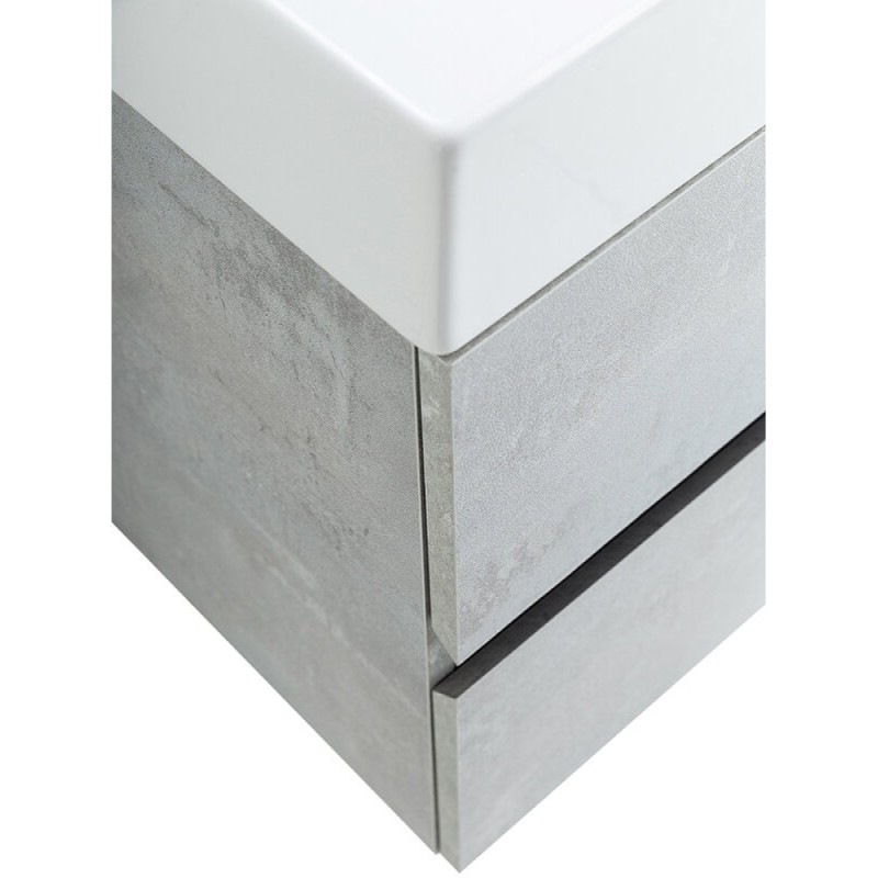 Тумба под раковину Cezares Molveno 46-80-2C-SO-BET, 80 см, подвесная, beton