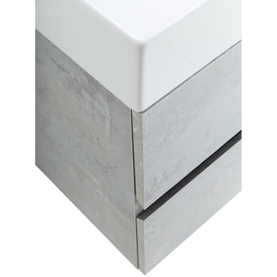 Тумба под раковину Cezares Molveno 46-80-2C-SO-BET, 80 см, подвесная, beton
