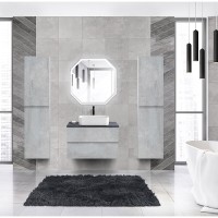 Тумба под раковину Cezares Molveno 46-80-2C-SO-BET, 80 см, подвесная, beton