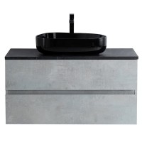 Тумба под раковину Cezares Molveno 46-80-2C-SO-BET, 80 см, подвесная, beton