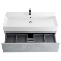 Тумба под раковину Cezares Molveno 46-80-2C-SO-BET, 80 см, подвесная, beton