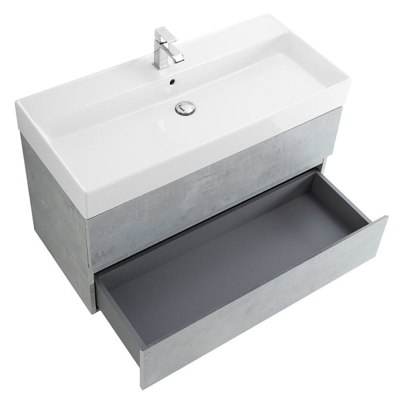 Тумба под раковину Cezares Molveno 46-80-2C-SO-BET, 80 см, подвесная, beton