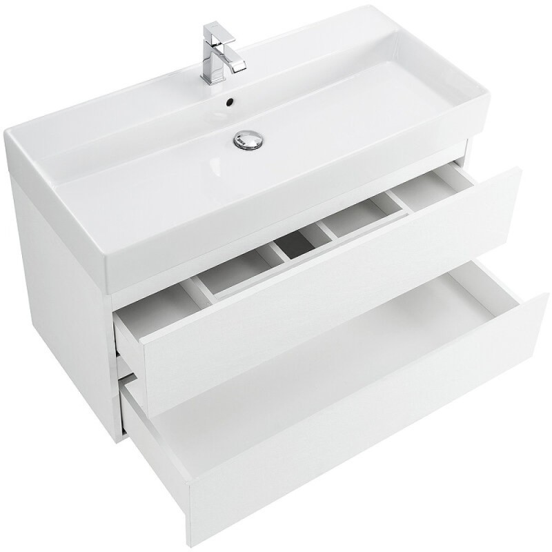 Тумба под раковину Cezares Molveno 46-80-2C-SO-BG, 80 см, подвесная, bianco ghiaccio