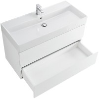 Тумба под раковину Cezares Molveno 46-80-2C-SO-BG, 80 см, подвесная, bianco ghiaccio