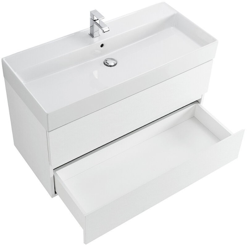 Тумба под раковину Cezares Molveno 46-80-2C-SO-BG, 80 см, подвесная, bianco ghiaccio
