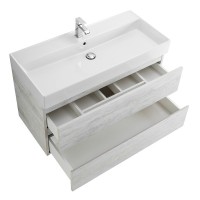 Тумба под раковину Cezares Molveno 46-80-2C-SO-LB, 80 см, подвесная, legno bianco