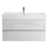 Тумба под раковину Cezares Molveno 46-80-2C-SO-LB, 80 см, подвесная, legno bianco