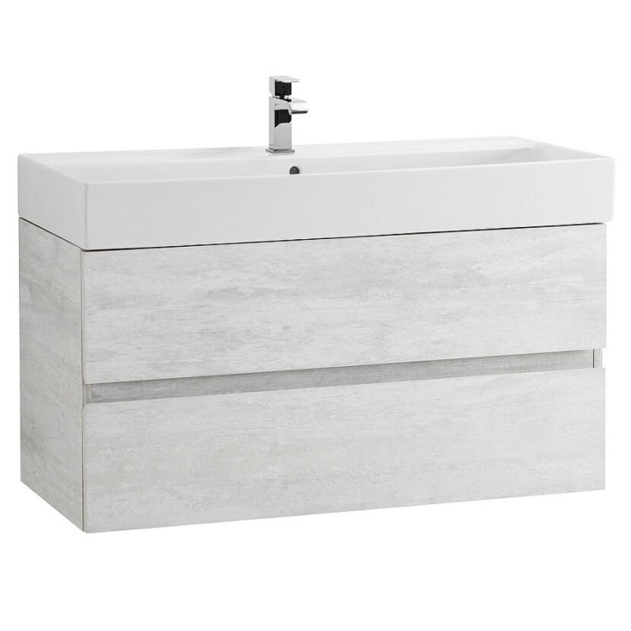 Тумба под раковину Cezares Molveno 46-80-2C-SO-LB, 80 см, подвесная, legno bianco