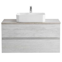 Тумба под раковину Cezares Molveno 46-80-2C-SO-LB, 80 см, подвесная, legno bianco