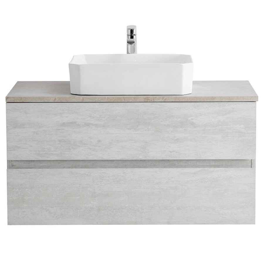 Тумба под раковину Cezares Molveno 46-80-2C-SO-LB, 80 см, подвесная, legno bianco