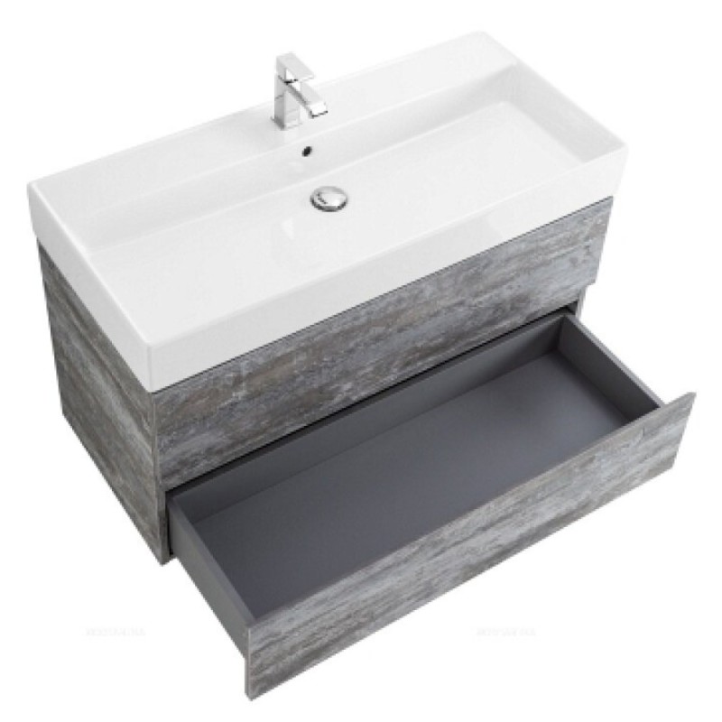 Тумба под раковину Cezares Molveno 46-80-2C-SO-LG, 80 см, подвесная, legno grigio