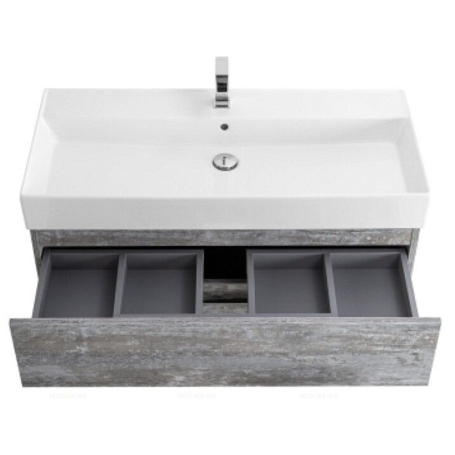 Тумба под раковину Cezares Molveno 46-80-2C-SO-LG, 80 см, подвесная, legno grigio
