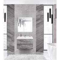 Тумба под раковину Cezares Molveno 46-80-2C-SO-LG, 80 см, подвесная, legno grigio