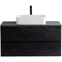 Тумба под раковину Cezares Molveno 46-80-2C-SO-NR, 80 см, подвесная, nero
