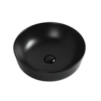 Раковина Aquanet Moon-1-MB, 245827 41.5 см, накладная, черный