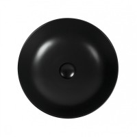 Раковина Aquanet Moon-1-MB, 245827 41.5 см, накладная, черный