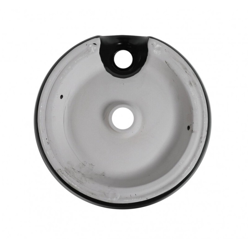 Раковина накладная Aquanet Moon-2-MB, 00273671, 43 см, керамика, черная матовая