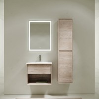 Тумба под раковину Sancos Marmi 1.0 MR1.060EG, 60 см, подвесная, цвет дуб галифакс натуральный