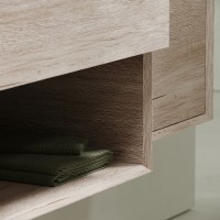 Тумба под раковину Sancos Marmi 1.0 MR1.060EG, 60 см, подвесная, цвет дуб галифакс натуральный