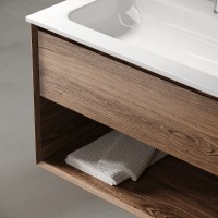 Тумба под раковину Sancos Marmi 1.0 MR1.080ECH, 80 см, подвесная, цвет дуб чарльстон