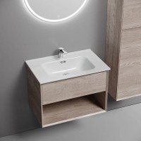 Тумба под раковину Sancos Marmi 1.0 MR1.070EG, 70 см подвесная, цвет дуб галифакс натуральный