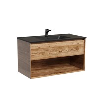 Тумба под раковину Sancos Marmi 1.0 MR1.090ECH, 90 см подвесная, цвет дуб чарльстон