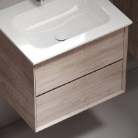 Тумба под раковину Sancos Marmi 2.0 MR2.060EG, 60 см, подвесная, цвет дуб галифакс натуральный
