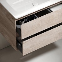 Тумба под раковину Sancos Marmi 2.0 MR2.080EG, 80 см, подвесная, цвет дуб галифакс натуральный